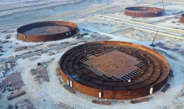Construction of 4 crude oil tanks of Qeshm Oil Investment Company